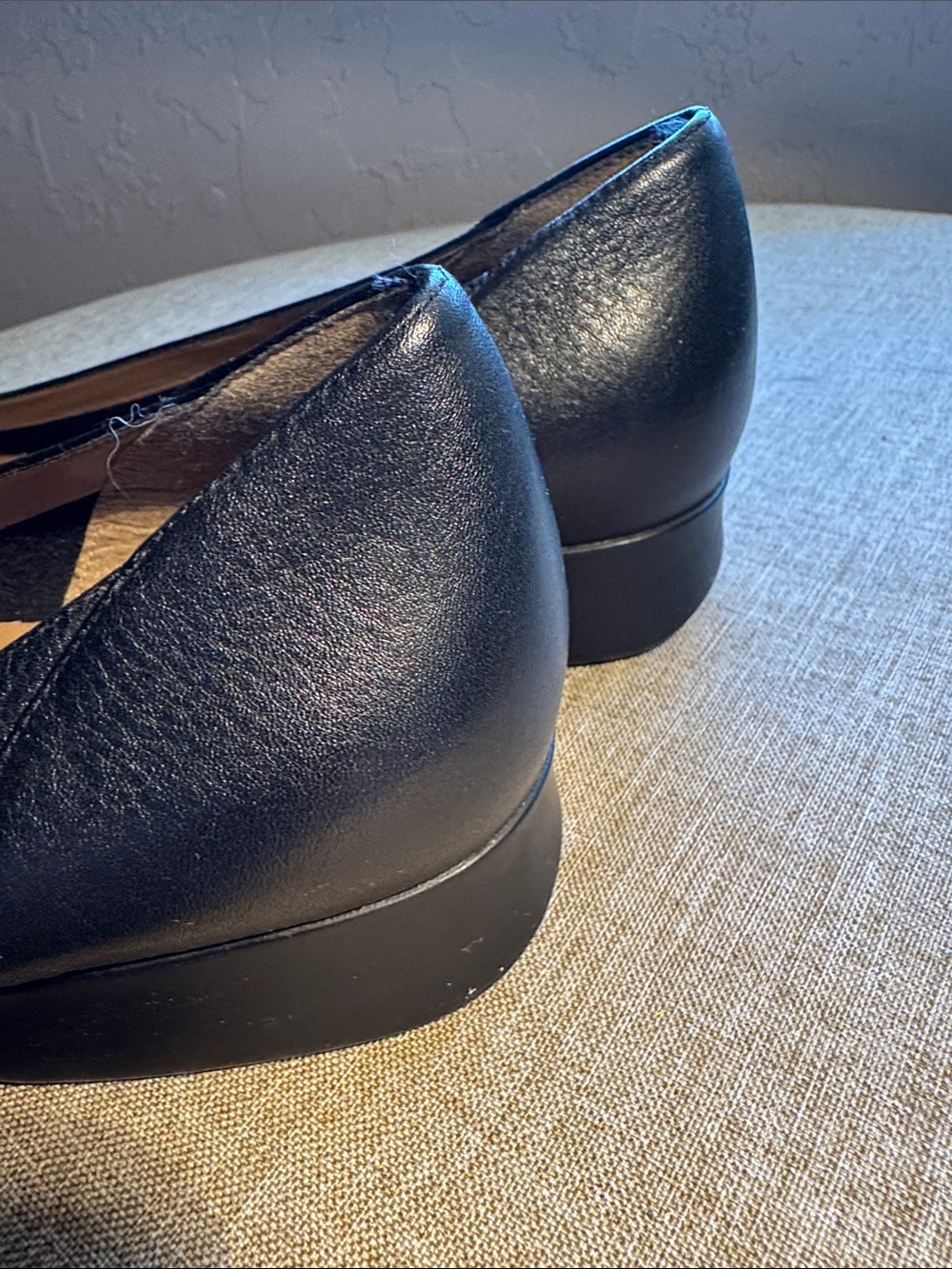 Naturalizer Black NWOB Leather Slip-On Flat 8 1/2 M - Picture 3 of 4